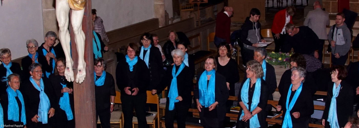 Gospelchor im Einsatz